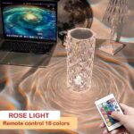 Crystal Rose Lamp (Touch)