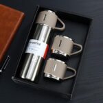 Vacuum Flask Set with 2 Cups,