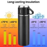 Vacuum Flask Set with 2 Cups - Image 3
