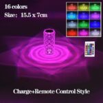 Crystal Rose Lamp (Touch) - Image 8