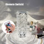 Crystal Rose Lamp (Touch) - Image 4