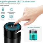 Plain Smart Cup Temperature Water Bottle - Image 7