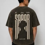 Men Oversized Acid Wash T-Shirt | Drop Shoulder Graphic Printed T-Shirt for Men | Streetwear Loose Fit Half Sleeve